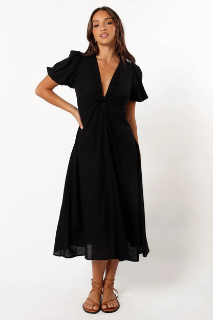 Matilda Midi Dress Black