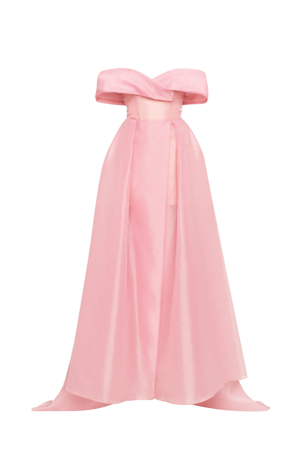 Sophisticated off the shoulder misty rose maxi dress Garden of Eden