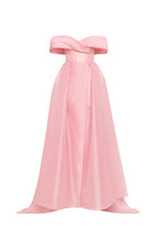 Sophisticated off the shoulder misty rose maxi dress Garden of Eden