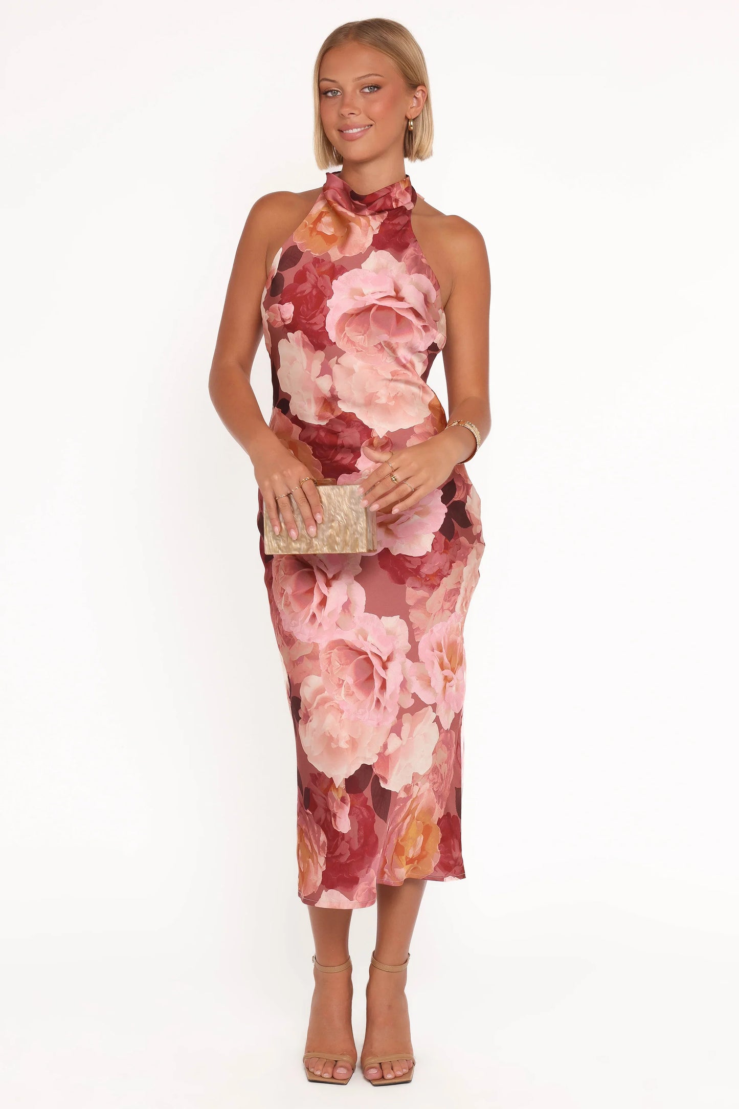 Lovett Maxi Halter Dress Botanical Garden