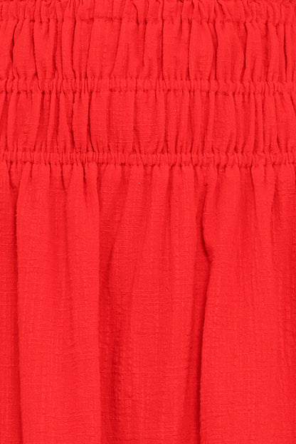 Mattea Maxi Skirt Red