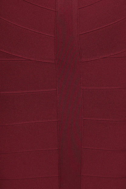 Josiah Midi Dress Burgundy