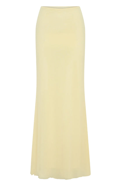 Loving You Maxi Skirt Lemon