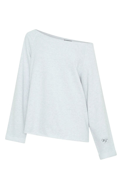 Call It Love Sweater Light Grey Marle