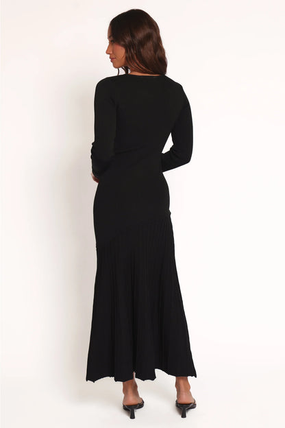 Monty Knit Dress Black
