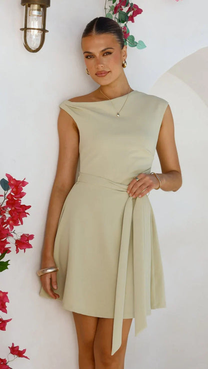 Gem Mini Dress Sage