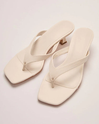 Nerina Thong Kitten Heel Sandals