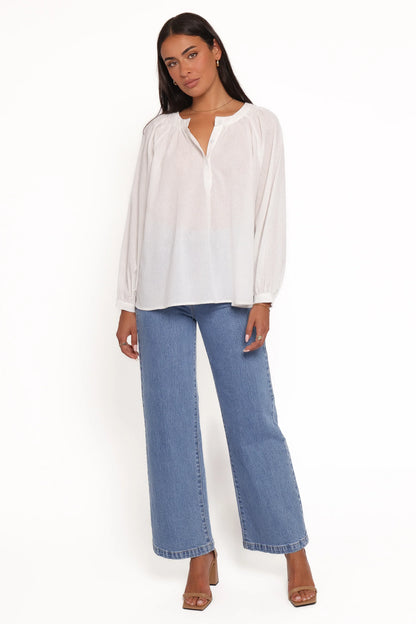 Irisa Shirt White