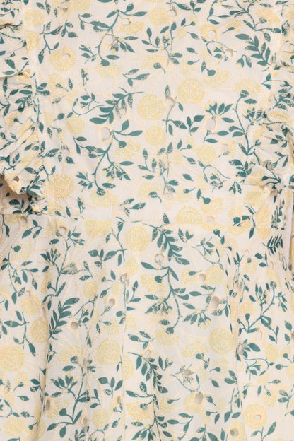Rosalind Mini Dress Yellow
