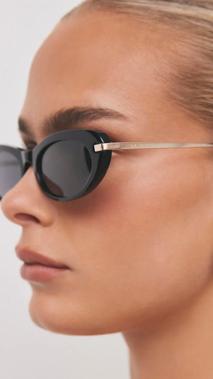 The Rae Sunglasses Black Black