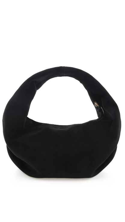 Renee Shoulder Bag Black Suede