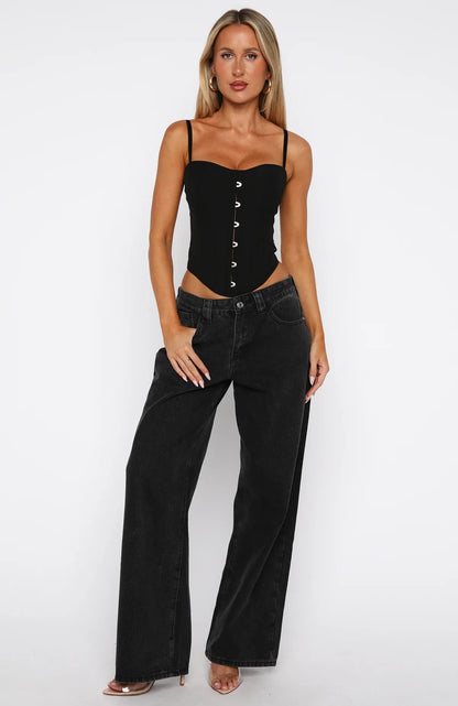 Lost In Paris Bustier Black