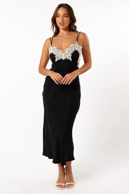 Alita Midi Dress Black