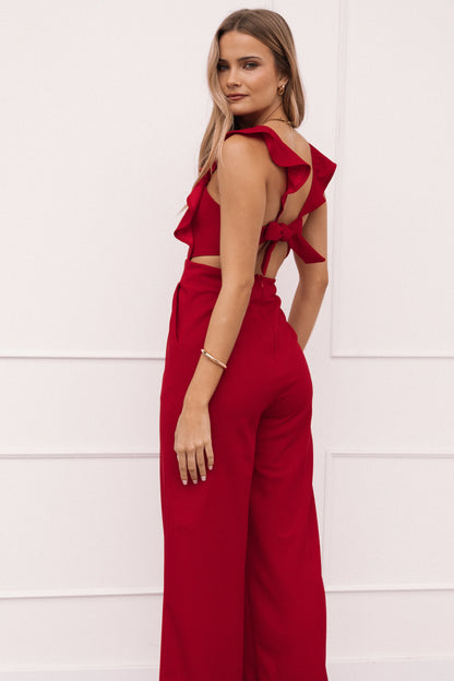 Mills Jumpsuit Red