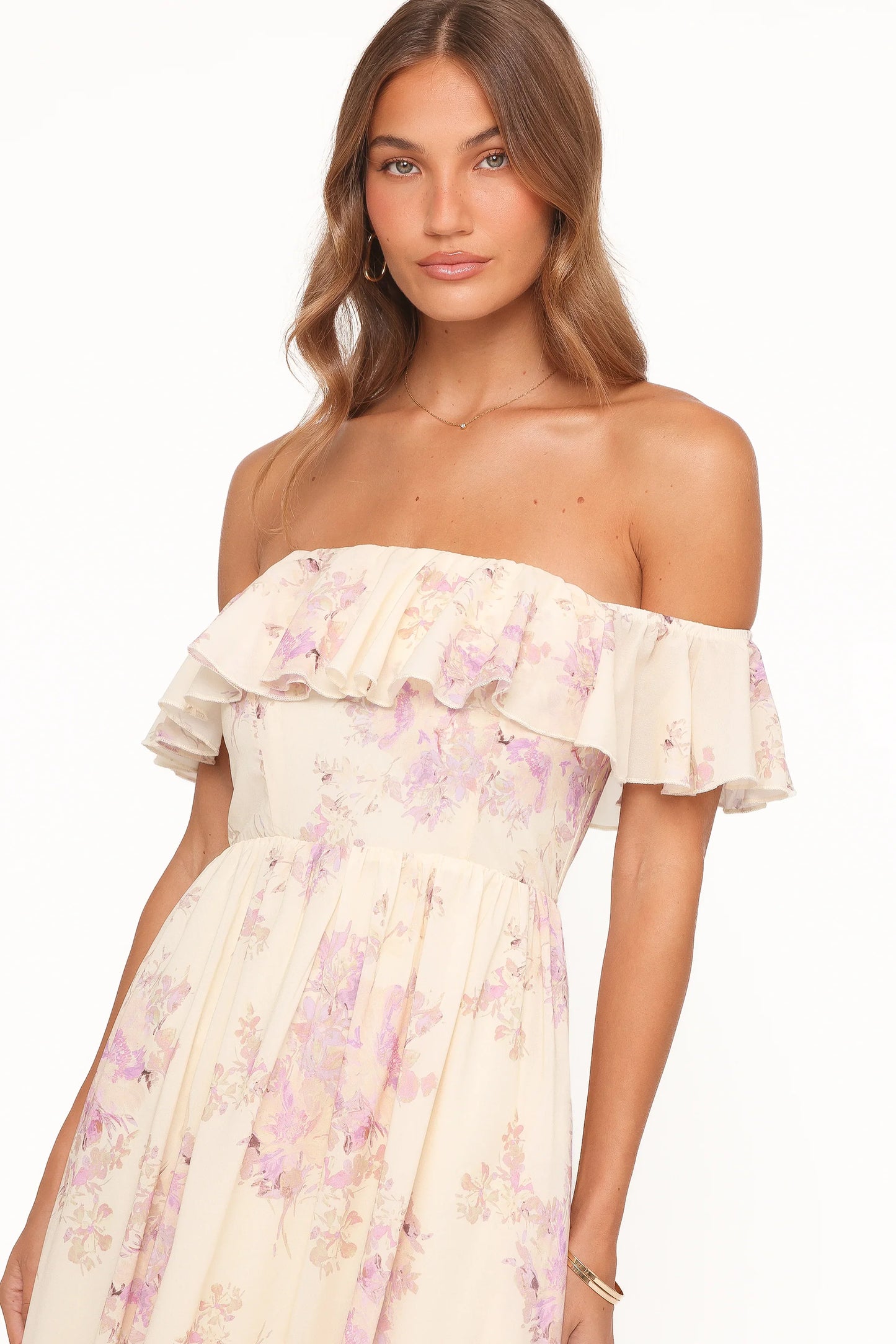 Jemira Maxi Dress Lavender Floral