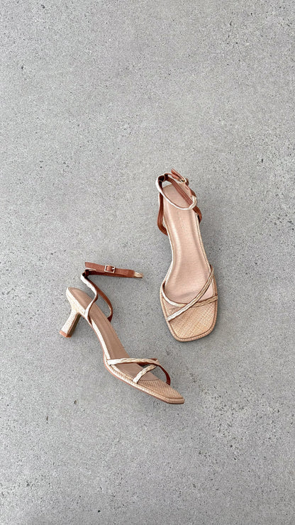 Harissa Heel Natural Raffia