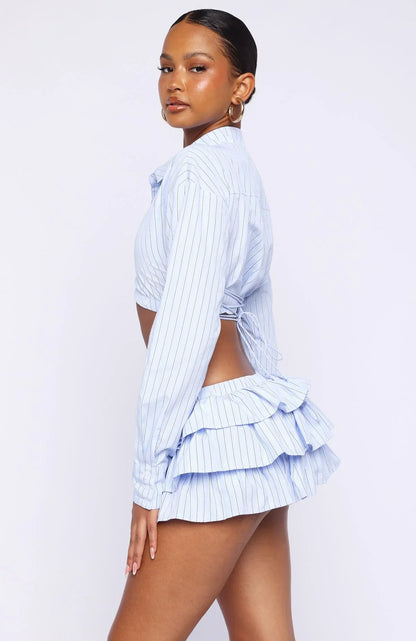 Lightening Hour Long Sleeve Shirt Sky Blue