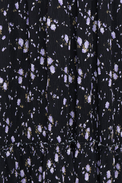 Adeline Maxi Dress Black Floral