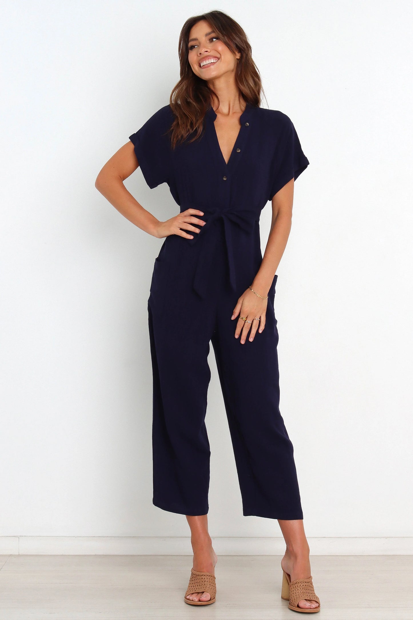 Archie Jumpsuit Navy