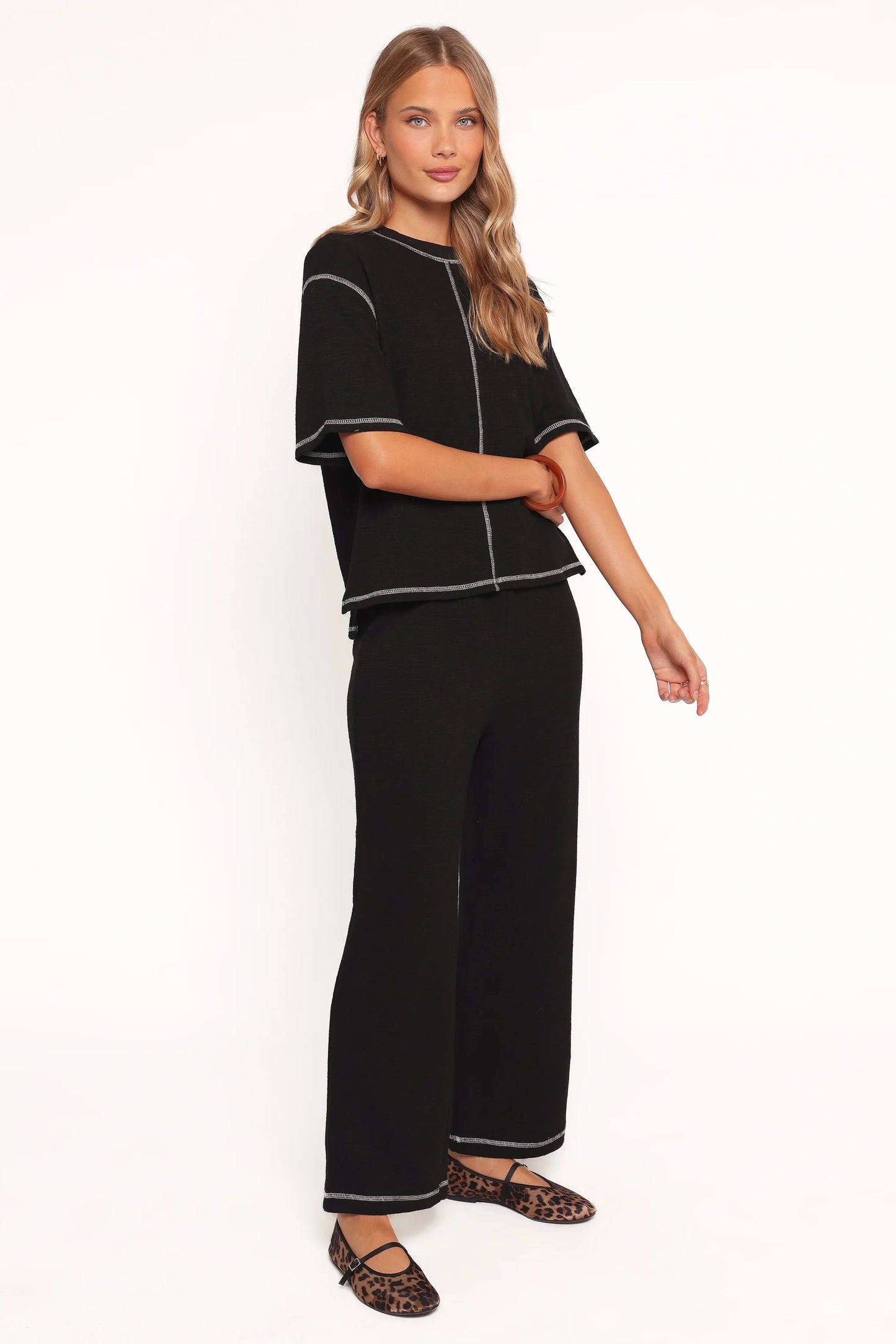Angler Knit Set Black