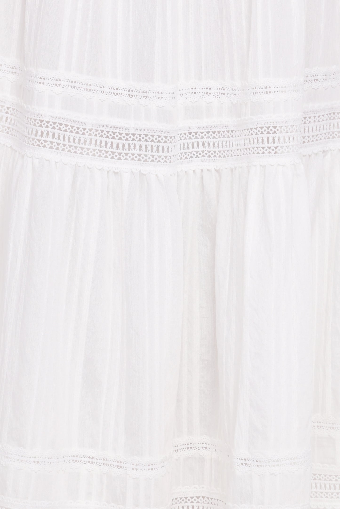 Peony Maxi Skirt White
