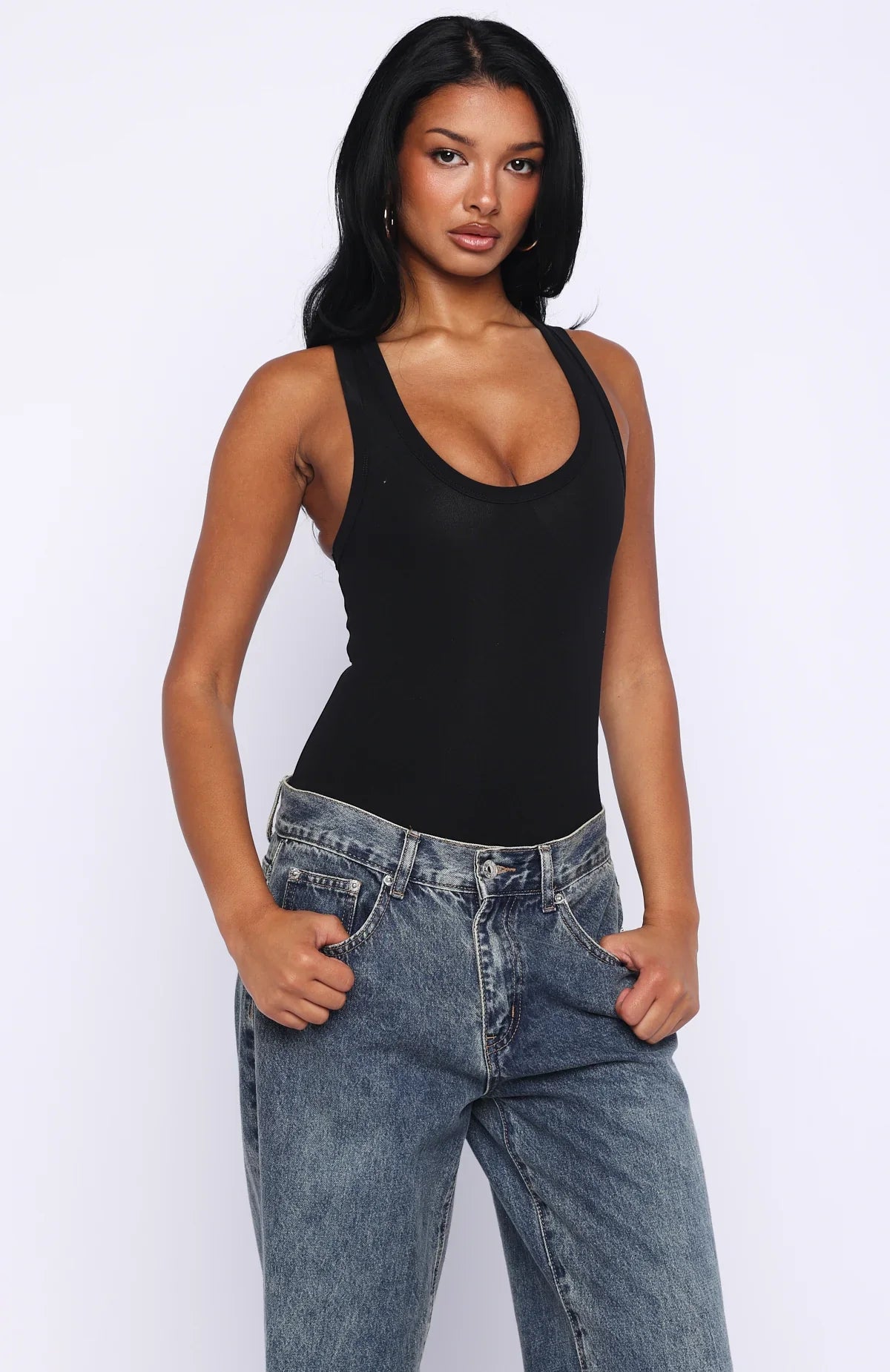 Lights Down Low Bodysuit Black