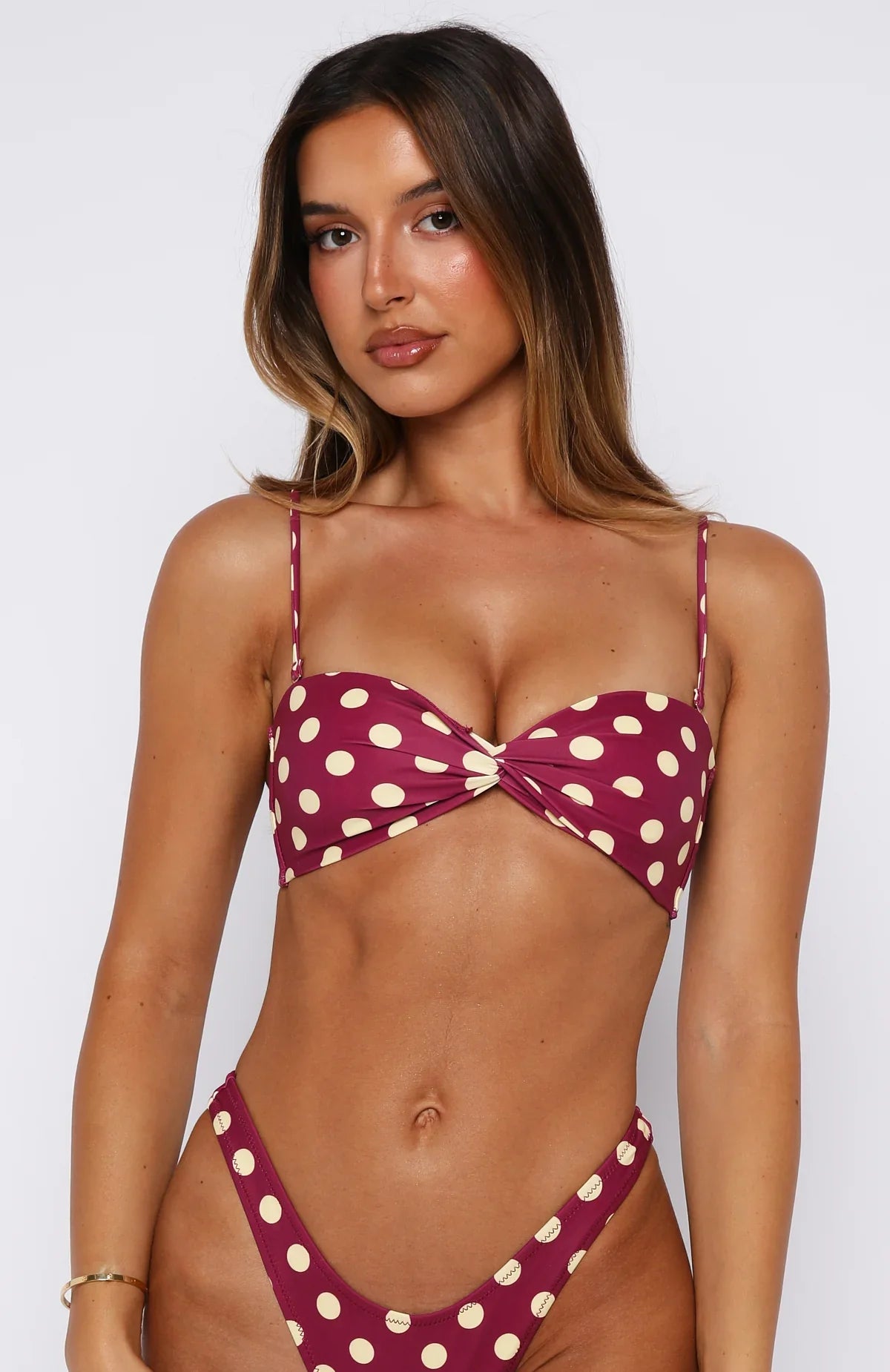 Kaya Bikini Top Sangria Spritz