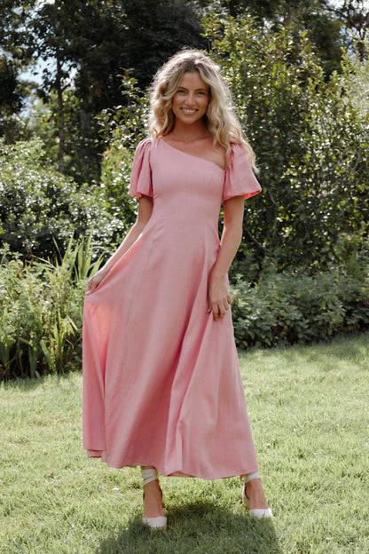 Franca Midi Dress Pink