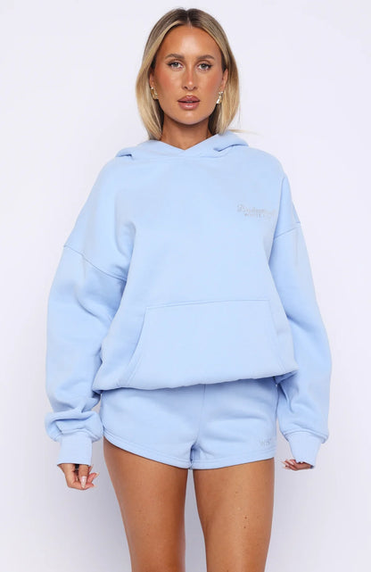 Bridal Party Lounge Shorts Light Blue