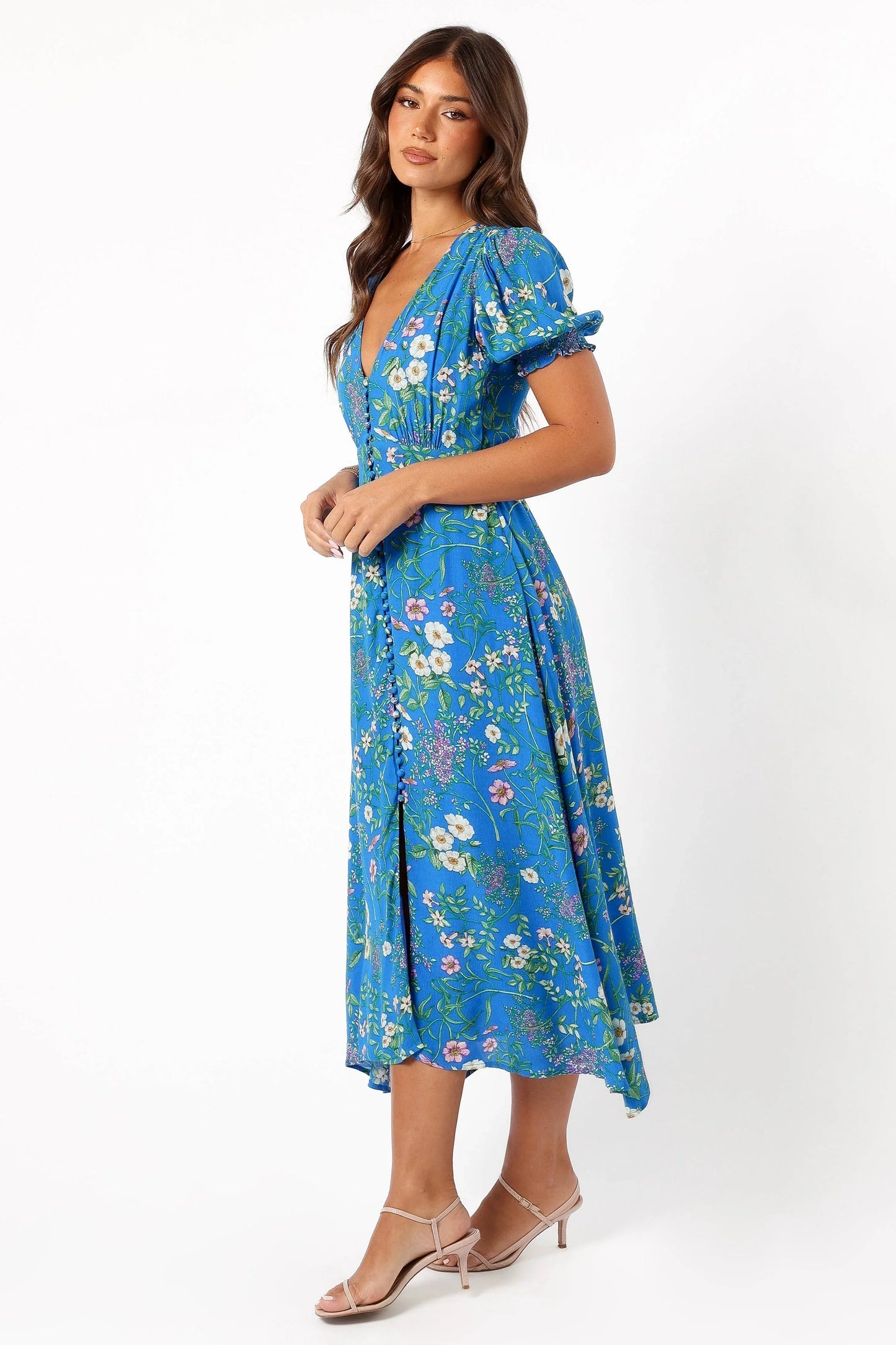 Brax Floral Dress Blue Ivy