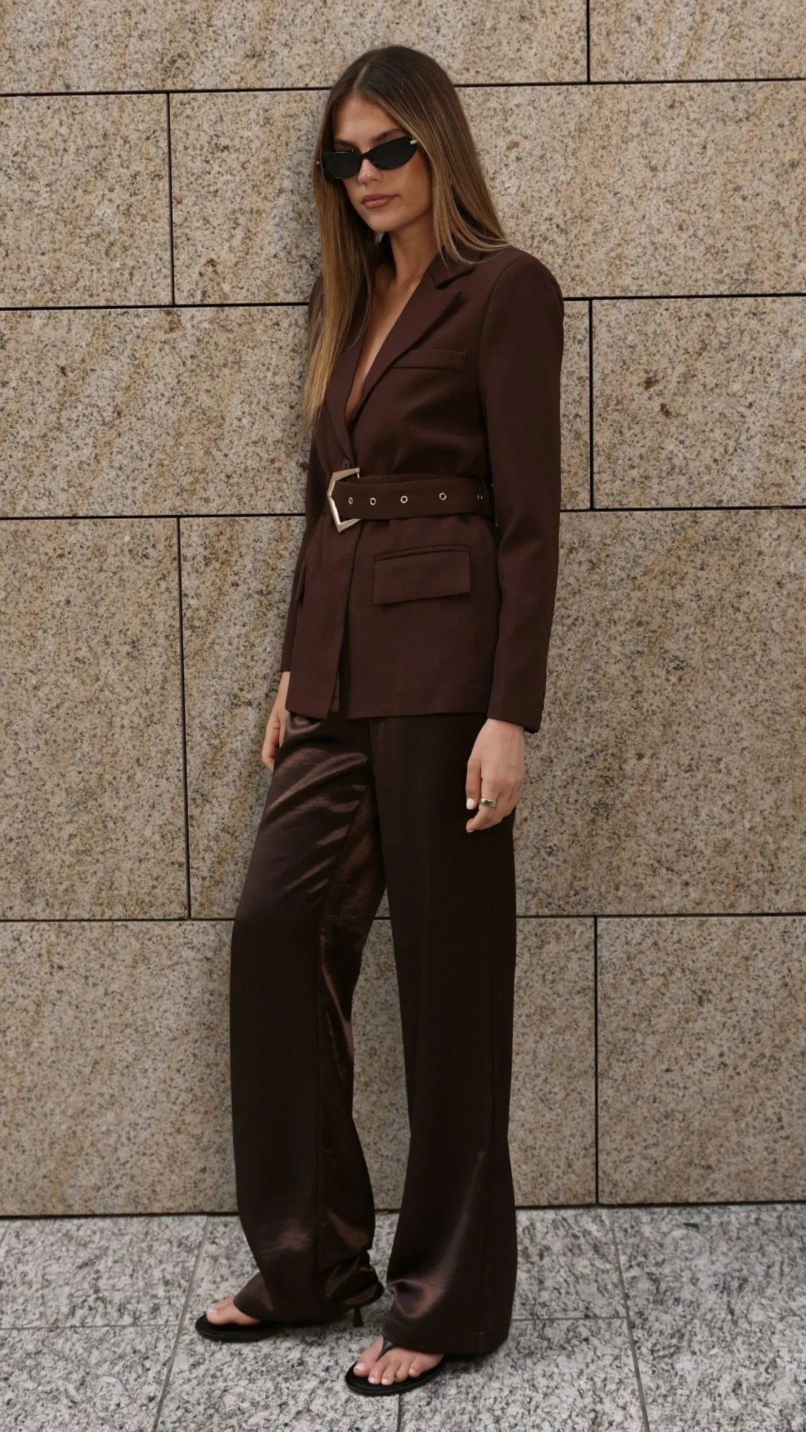 Valissa Blazer Chocolate