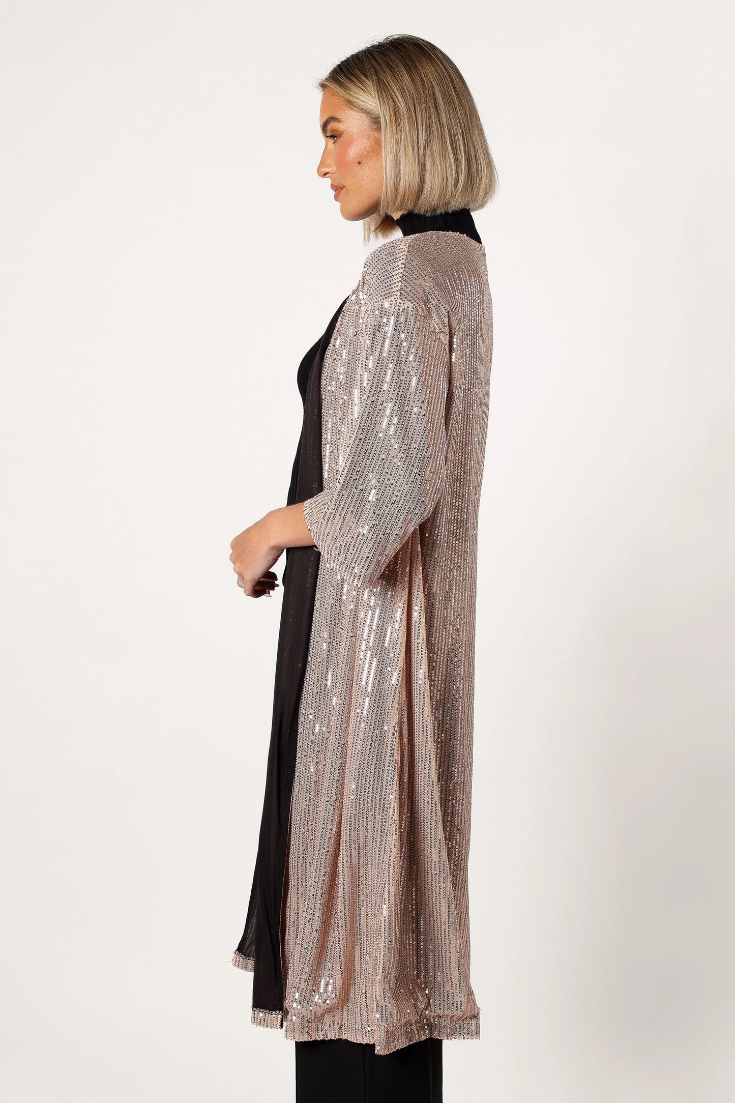 Jayleen Sequin Duster Gold