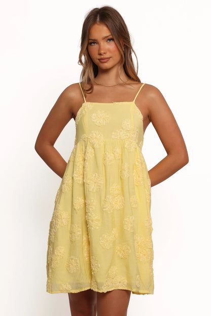 Giana Mini Dress Yellow