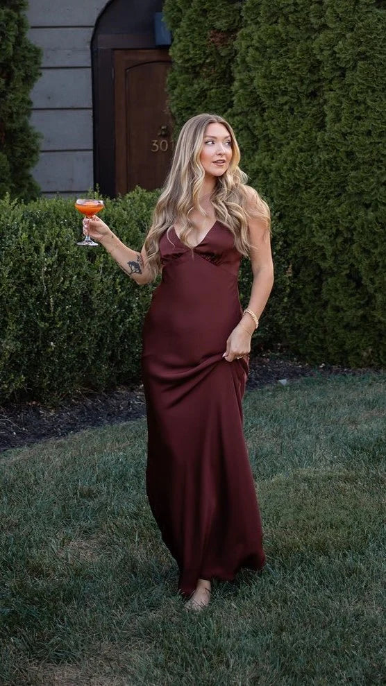 Ziah Maxi Dress Brown