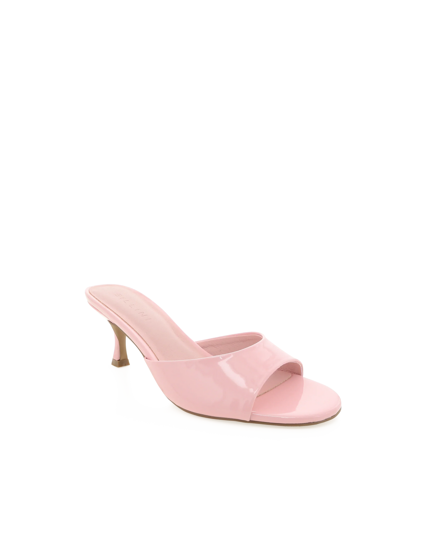 Addy Heels Ice Pink Patent