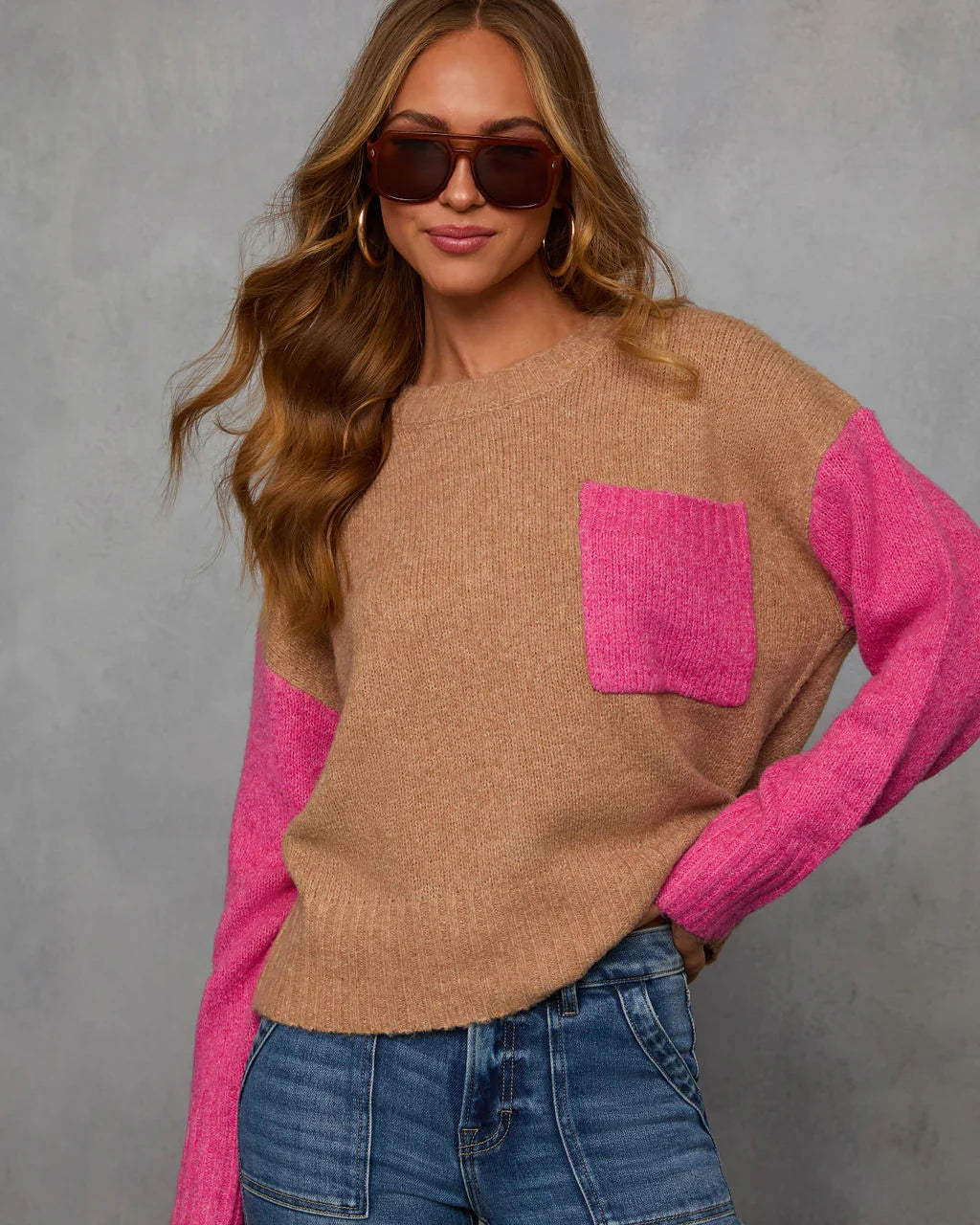 Merry Muse Contrast Sweater