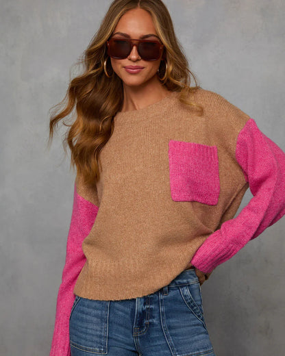 Merry Muse Contrast Sweater