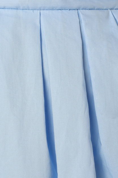 Solana Off Shoulder Midi Dress Blue