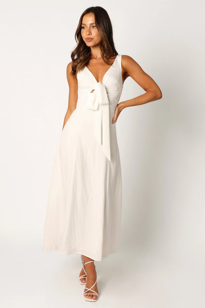 Archer Midi Dress White