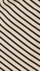Tiarna Side Ruched Tee Black White Stripe