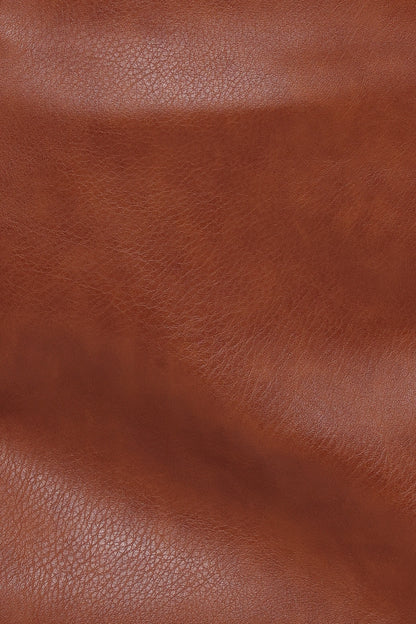 Catania Faux Leather Mini Skirt Camel Brown
