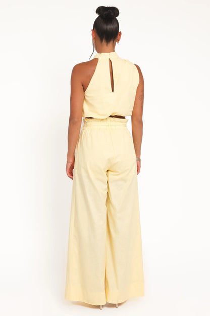 Althea Pant Set Yellow