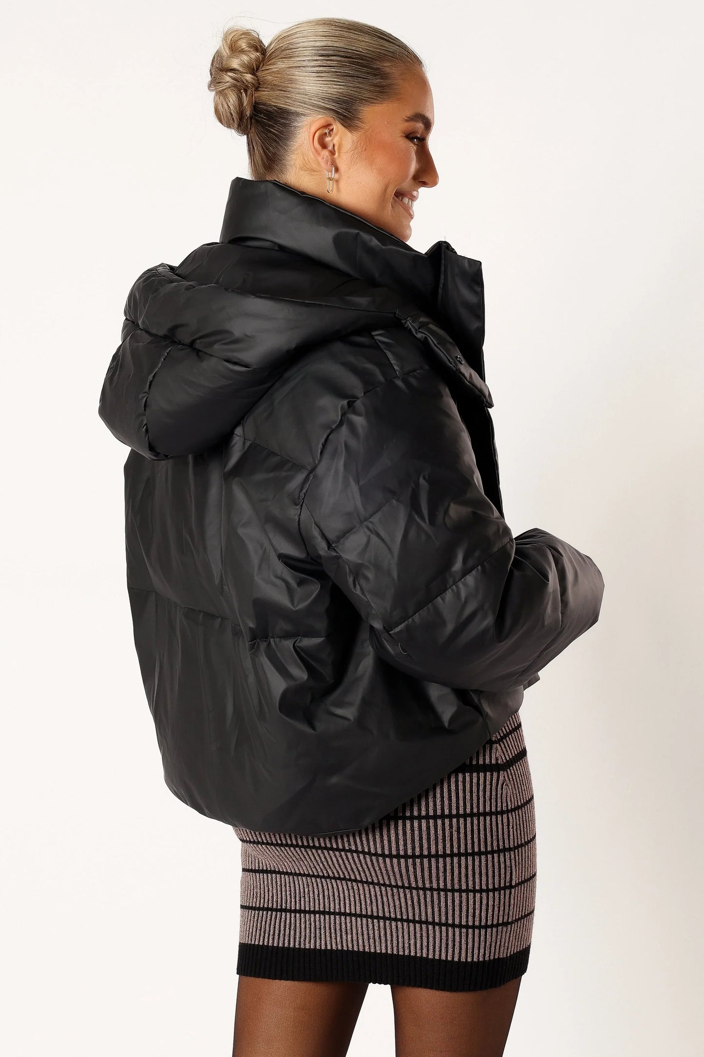 Tania Puffer Jacket Black