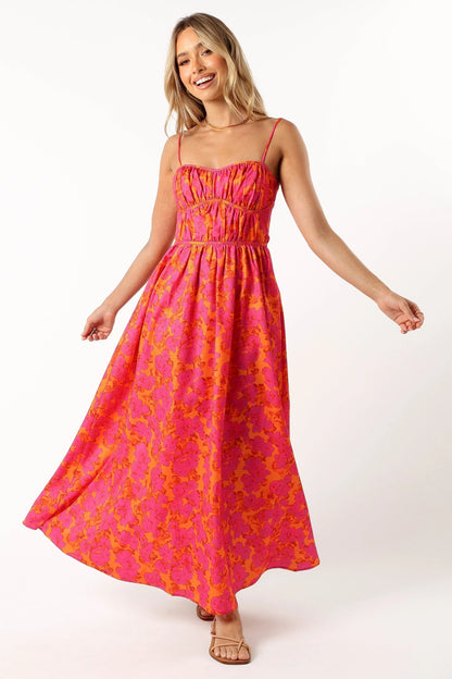 Kelani A Line Midi Dress Ambrosia