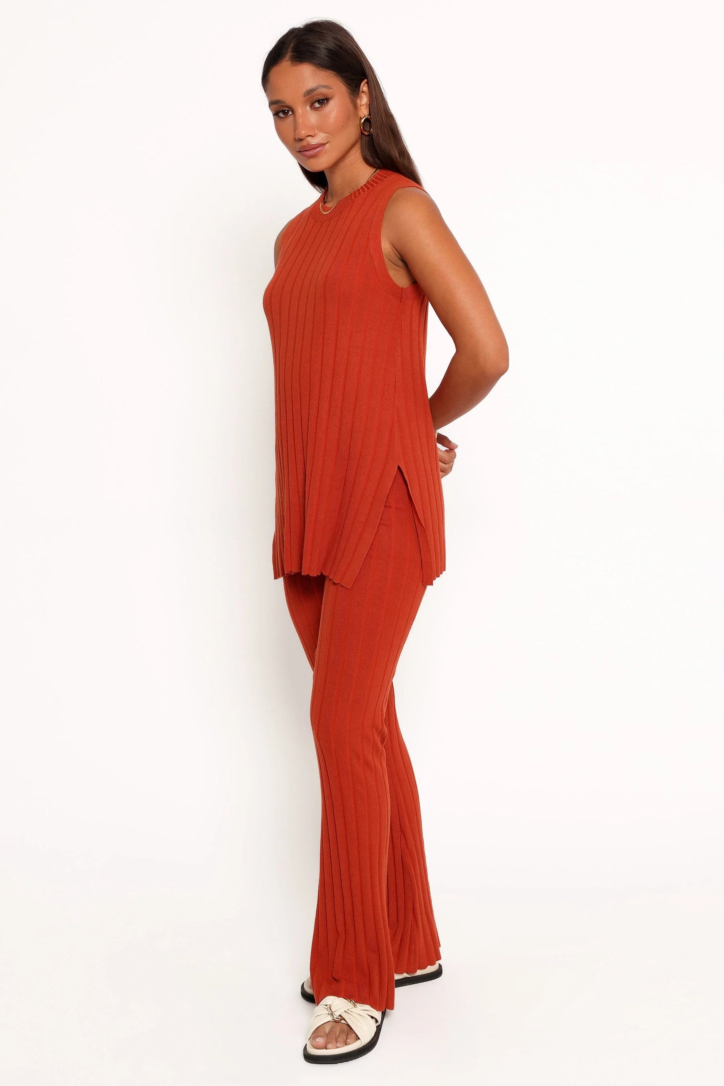 Silvie Knitted Set Rust