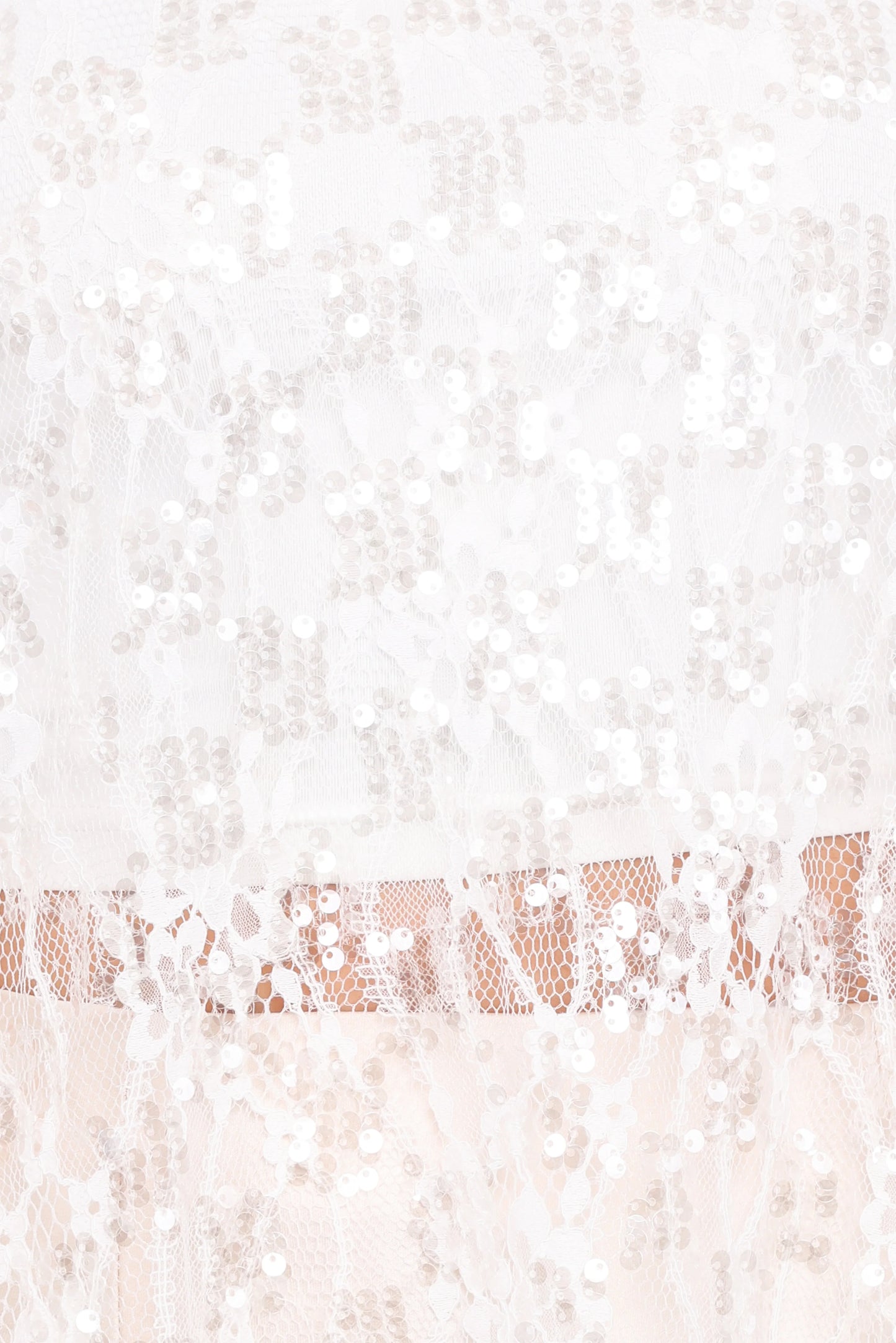 Yonder Sheer Lace Tee Top White