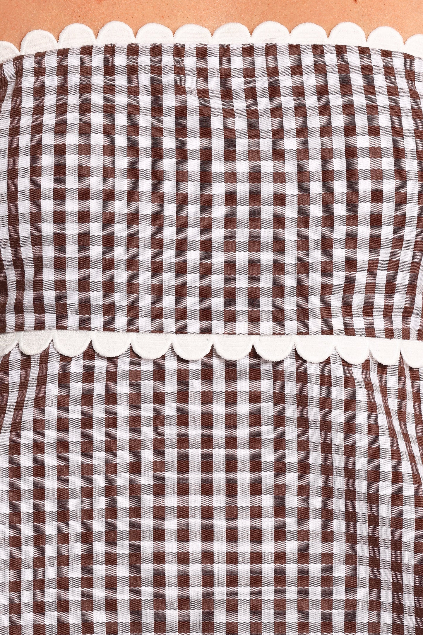 Kyle Two Piece Set Chocolate Gingham