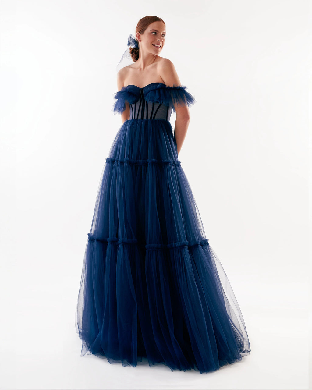 Elegant Off the Shoulder Maxi Dress
