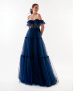 Elegant Off the Shoulder Maxi Dress