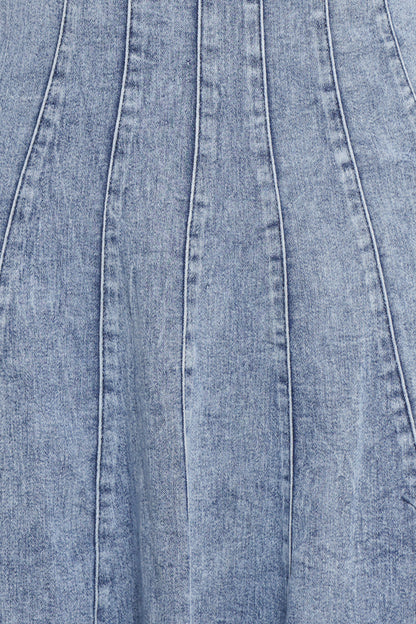 Una Midi Dress Light Denim